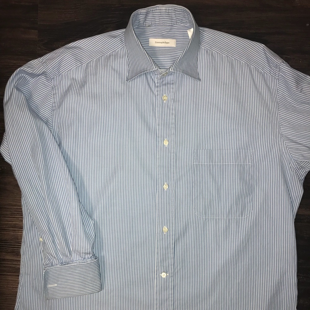 Ermenegildo Zegna Dress Shirt w/French Cuffs